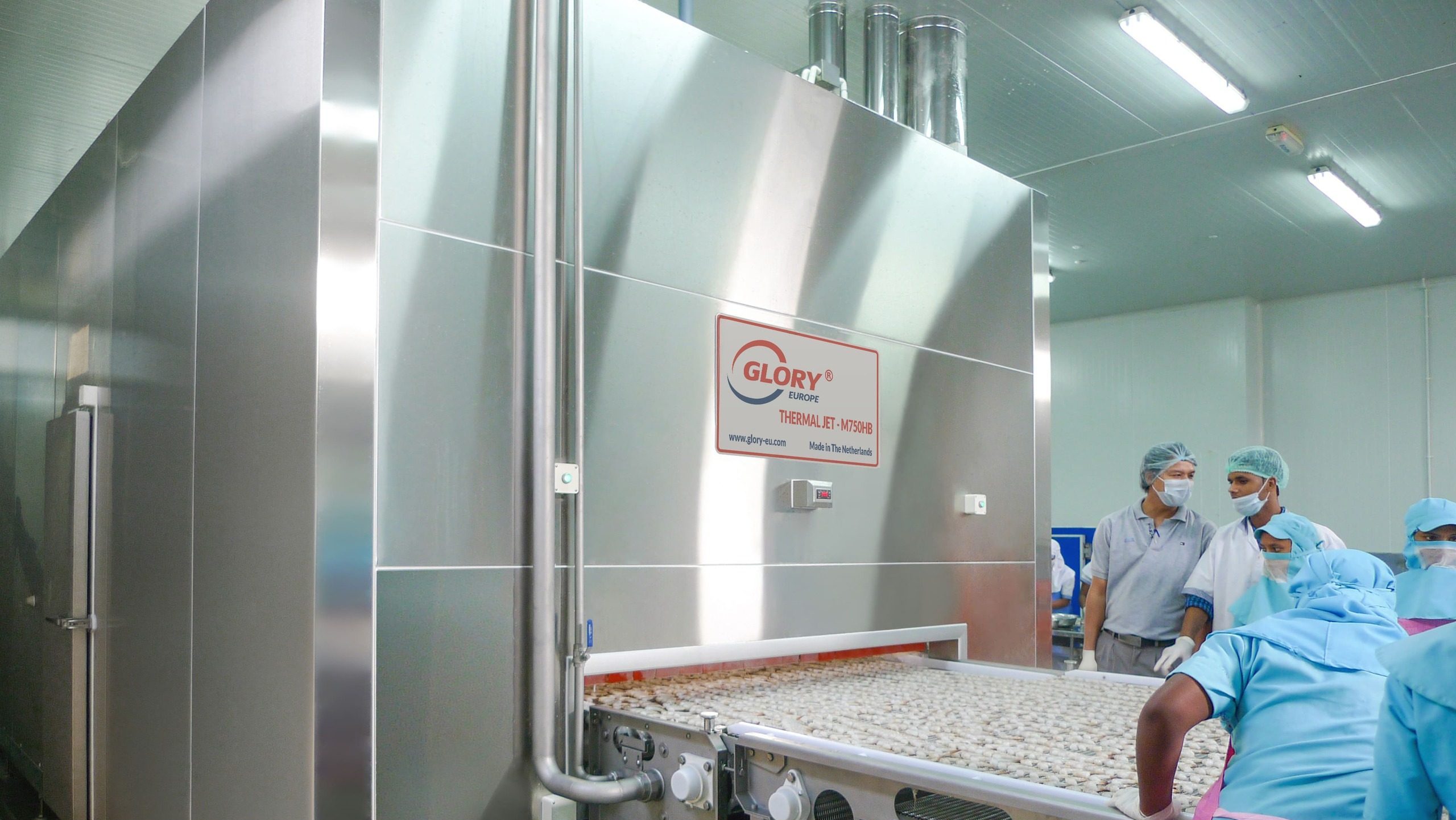 GLORY Dipping & Spraying Glazer (DSG and SG-Series) GLORY Mesh Belt Shrimp E1761637658949