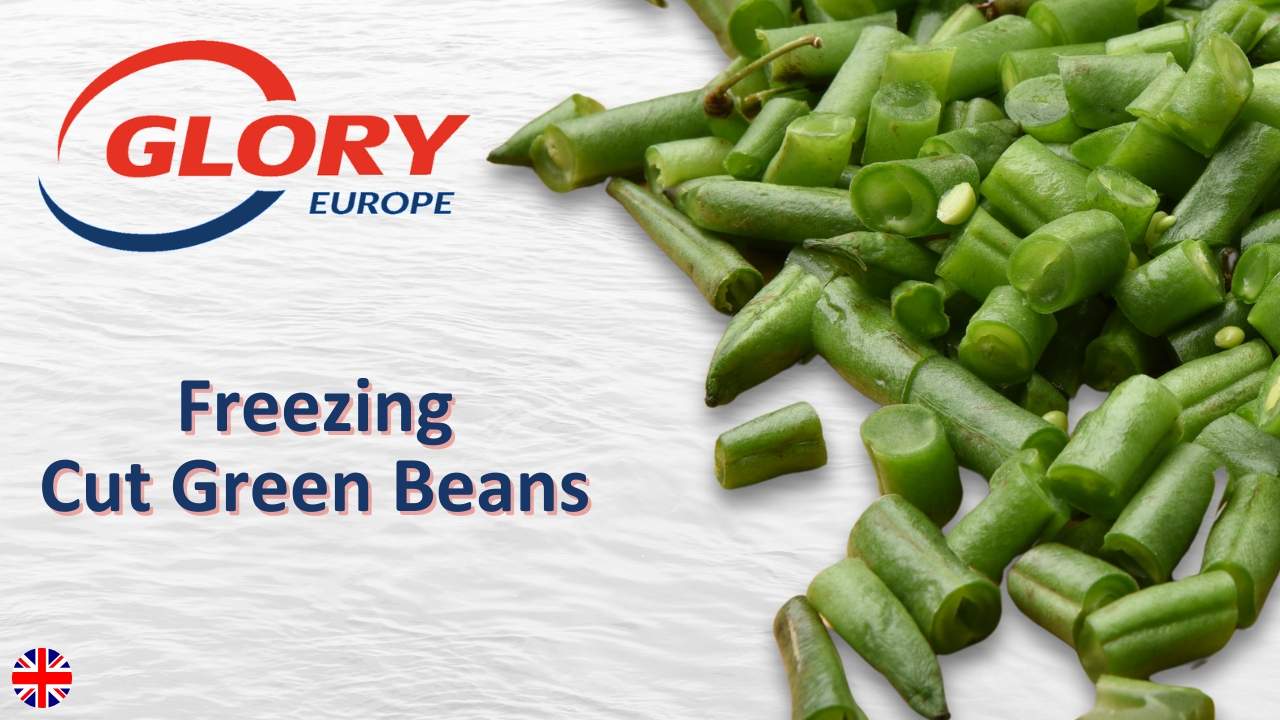 GLORY Thermal Jet - Fluidized Bed Freezer (F-Series) freezing cut green beans