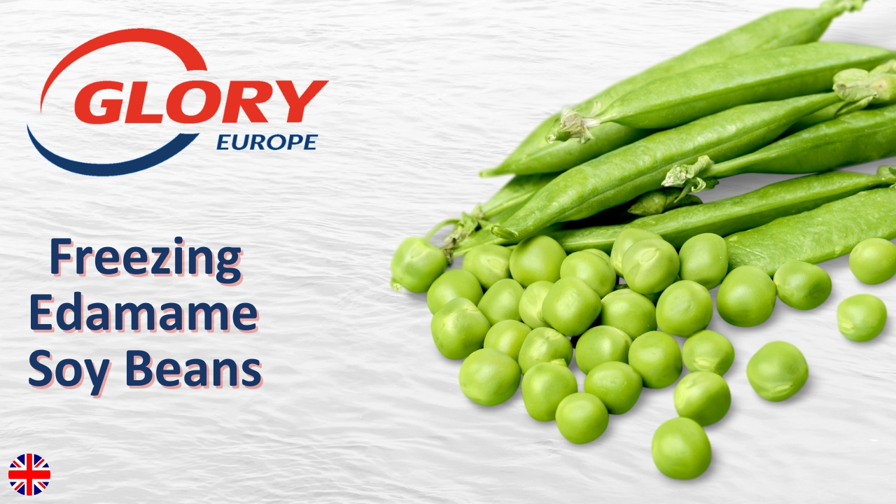 GLORY Thermal Jet - Fluidized Bed Freezer (F-Series) freezing edamame soy beans